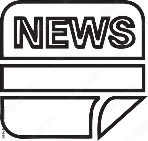 Modern news headline graphic with bold typography and color accents