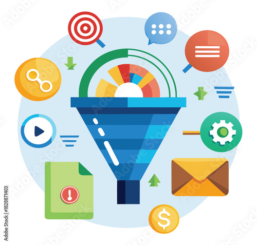 Flat design infographic vector illustration set for business and social media marketing concept on web and mobile app technology