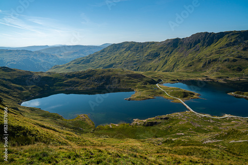 Schilderij op canvas Llyn Llydaw on Mount Snowdon, Wales