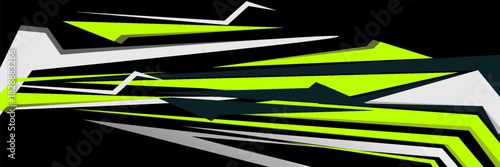 car livery graphic vector. abstract background design for vehicle vinyl wrap and sports car illustration