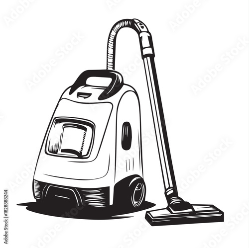 vacuum cleaner isolated on white