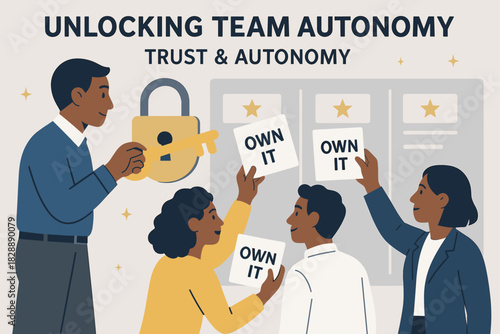 Team Autonomy and Leadership Coaching Illustration