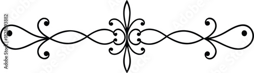 Adobe Illustrator Artwork  Set of hand drawn decorative borders and dividers. Elegant calligraphic lines, vintage flourishes and ornamental swirls for page decoration, wedding invitations or web desig