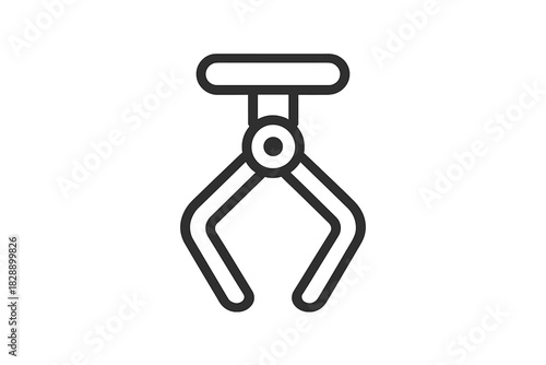 Mechanical claw grabber mechanism for industrial lifting and arcade games