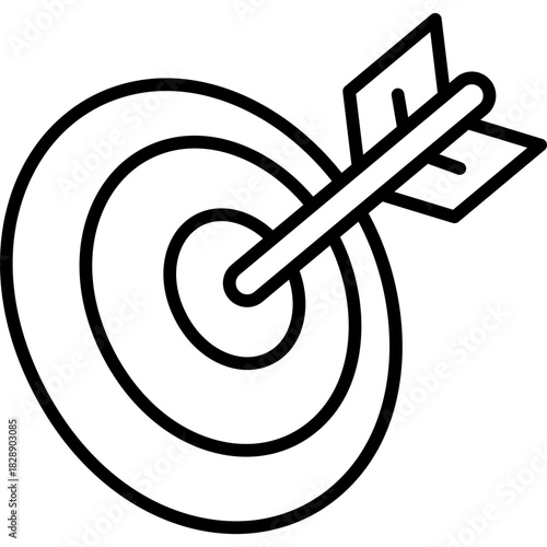 Target outline icon
