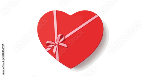 Heart-shaped Gift Expressing Love with a Festive and Elegant Gift