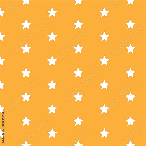 orenge background vector star pattern design.