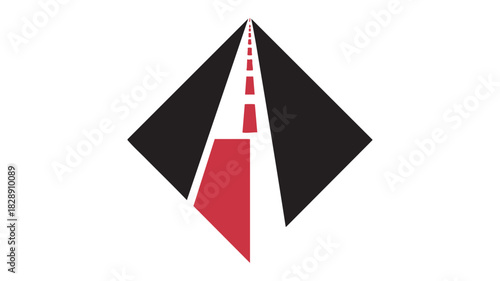 Abstract directional road path