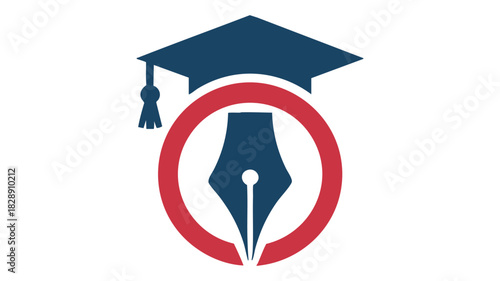 Graduation writing study symbol