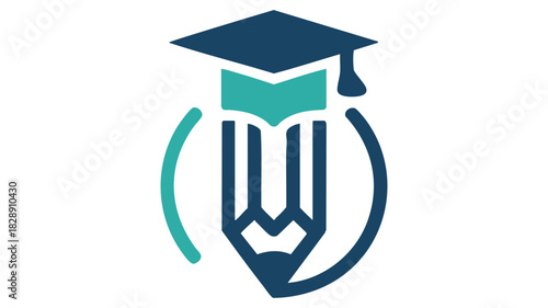 Education learning icon design