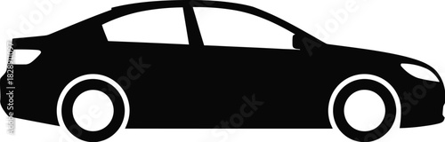 Silhouette of a car