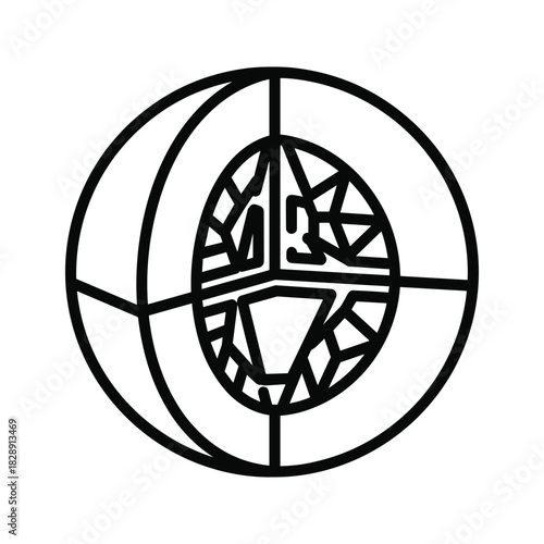 Robotic Arm with Gripper on Tracks Icon