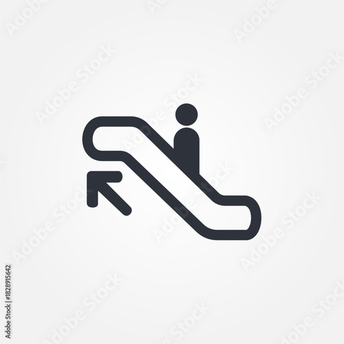 escalator icon symbol illustration vector eps10 logo template design pattern seamless bright minimal design flat design realistic style simple design modern design
