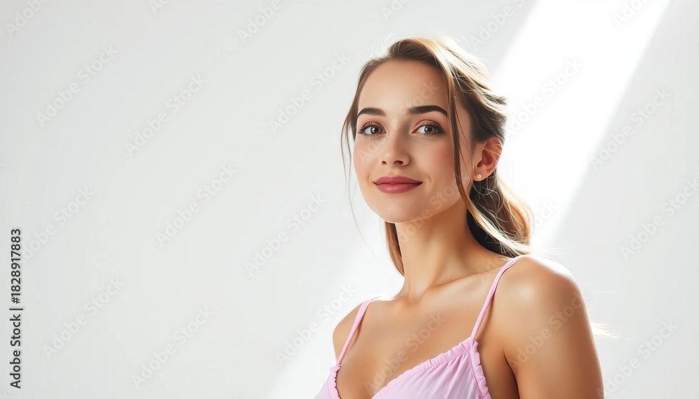 © Kristian PR. - Radiant beauty, studio shot, pristine white backdrop,  fashion,  alluring