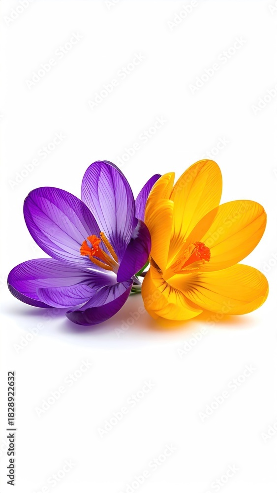 Fototapeta premium Spring crocus flowers