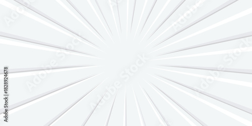 Comic book black and white radial lines background. Manga speed frame. Super hero action. Vector illustration