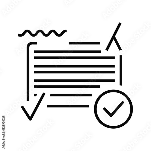 Approve document changes with digital checkmark for seamless workflow success