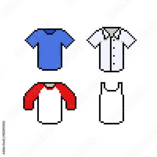 clothes shirt upper pixel art