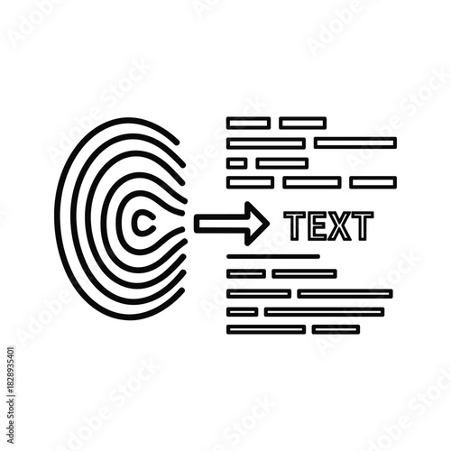Line icon set for employee offboarding data security and removal