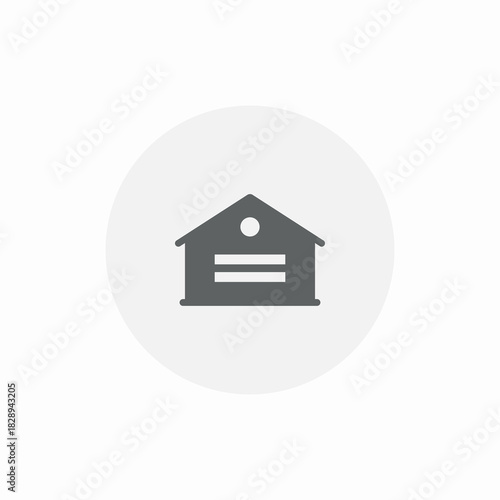 storage home icon sign vector
