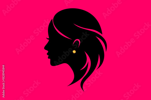 silhouette of a girl