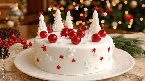 a christmas cake
