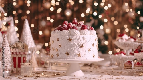 a christmas cake