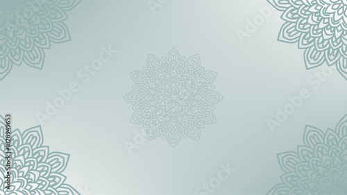 Mandala Background - Gradient round mandala .Hand Made design by vishal Singh. Christmas Fest