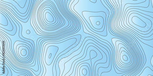 Soft blue abstract topographic contour pattern with smooth flowing lines, organic shapes, and modern minimalist style, ideal for backgrounds, maps, branding, and contemporary graphic design.