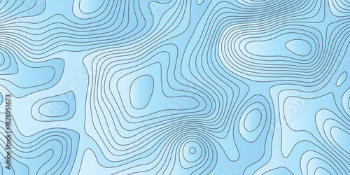 Soft blue abstract topographic contour pattern with smooth flowing lines, organic shapes, and modern minimalist style, ideal for backgrounds, maps, branding, and contemporary graphic design.