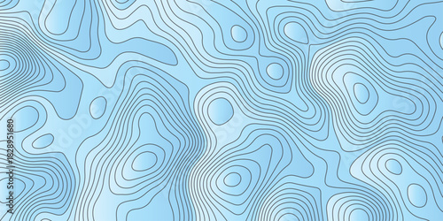 Soft blue abstract topographic contour pattern with smooth flowing lines, organic shapes, and modern minimalist style, ideal for backgrounds, maps, branding, and contemporary graphic design.