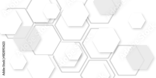 Abstract technology hexagon concept design background vector digital technology concept. 3D