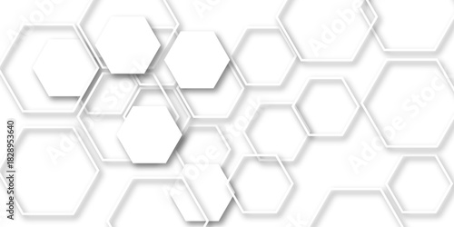 Abstract technology hexagon concept design background vector digital technology concept. 3D