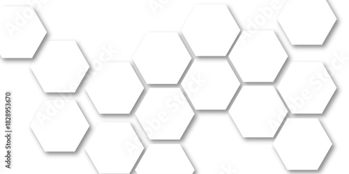 Abstract technology hexagon concept design background vector digital technology concept. 3D