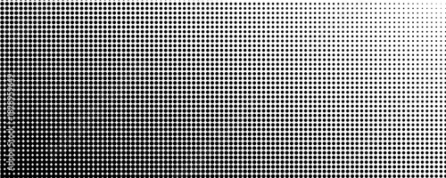 Gradient halftone dots background vector illustration.