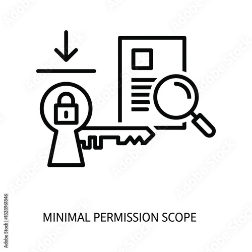 Secure data access for minimal permissions, ensuring document privacy and protection with advanced key and lock verification technology