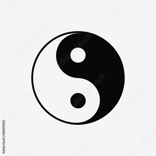 Yin and Yang Symbol Represents Balance Harmony and Opposites