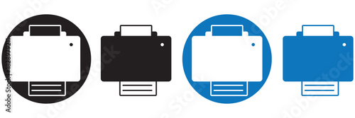 Print icon for design and web. EPS 10