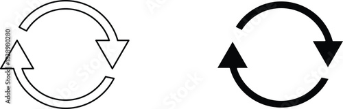 synchronization  icon vector graphic illustration  with white background flat hand made icon fill icon .