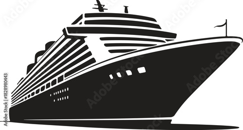 Majestic Lion Stepping Forward Silhouette, African Wild Animal, King of the Jungle, Strength, Leadership, Power and Courage, Black Vector Graphic Illustration.