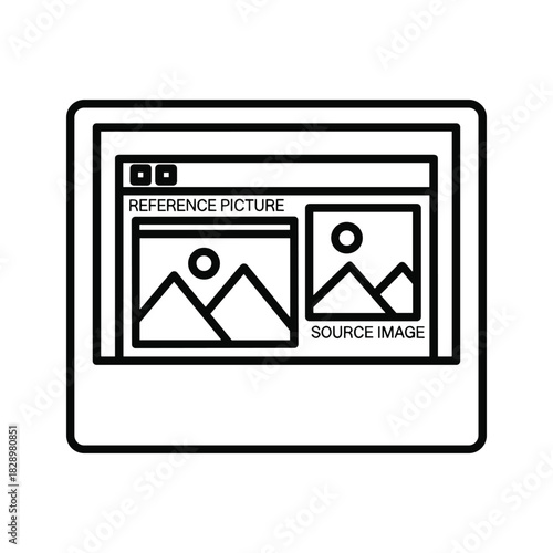Compare images with this simple reference tool, a modern and sleek design for comparing and editing your visual content quickly and efficiently