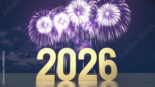 New Year 2026 Fireworks Celebration