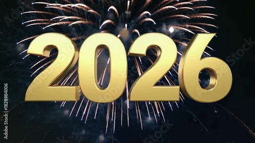 Golden 2026 Fireworks Celebration