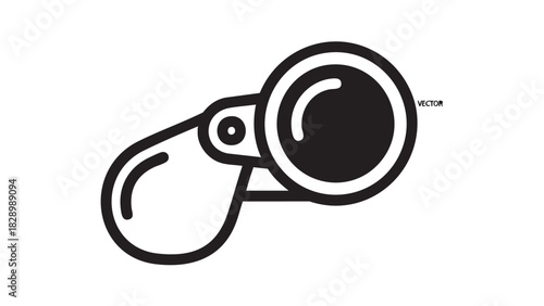 Magnifying glass icon symbolizing search, investigation, and detailed examination of data or evidence