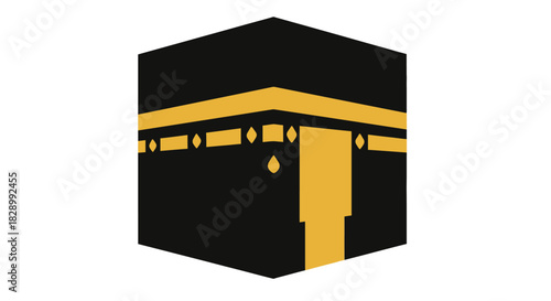 Kaaba in Mecca, a sacred site for Muslims.