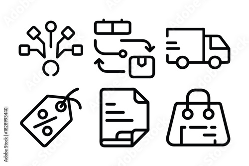 E commerce elements for online store promotion sale