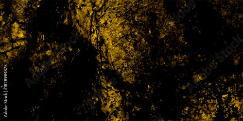 Vintage yellow texture on grey color design on dark background. Backdrop dark paper texture grungy background. Abstract minimalist texture for poster layout. Watercolor canvas for creative design