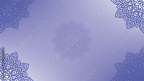 Mandala Background - Gradient round mandala .Hand Made design by vishal Singh. Christmas Fest