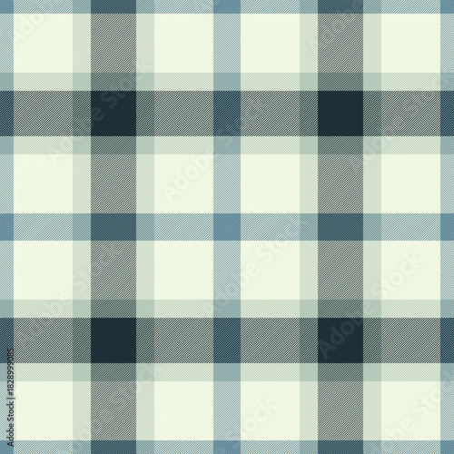 Blanket texture tartan pattern, pano textile background plaid. Trend check vector seamless fabric in light and white colors.