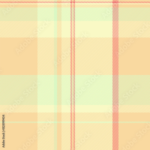 Hispanic plaid seamless fabric, identity texture pattern tartan. Linear textile vector check background in light and amber colors.